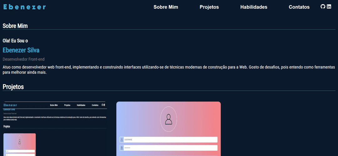 Foto do meu portifolio